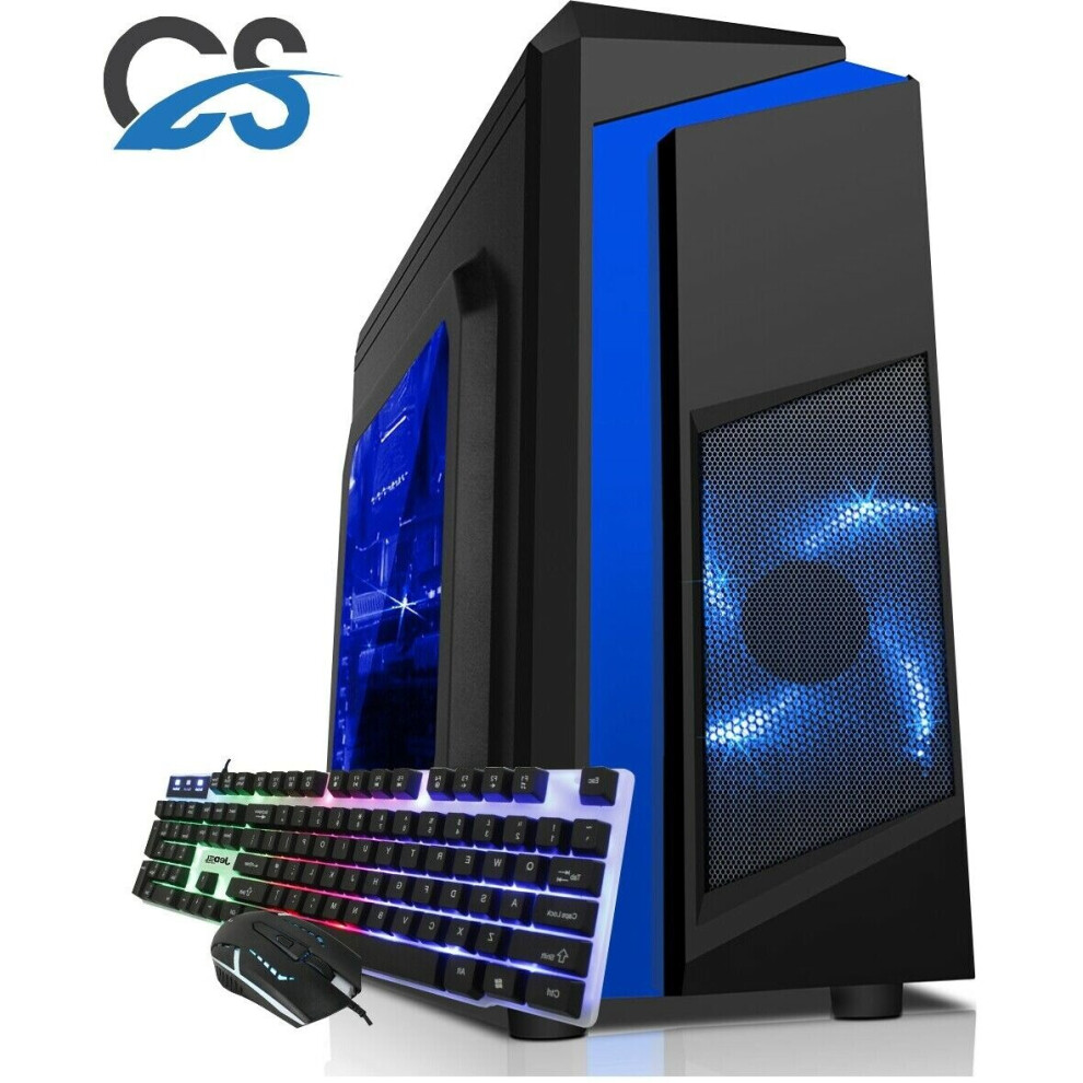 Refurbished Quad Core i3 Gaming PC Tower WIFI & 8GB 500GB HDD & Win 10 NVIDIA GT730 